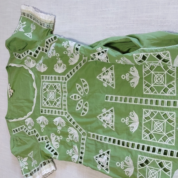 Baking Soda Cutwork/Embroidery Cotton Dress - Picture 6 of 6